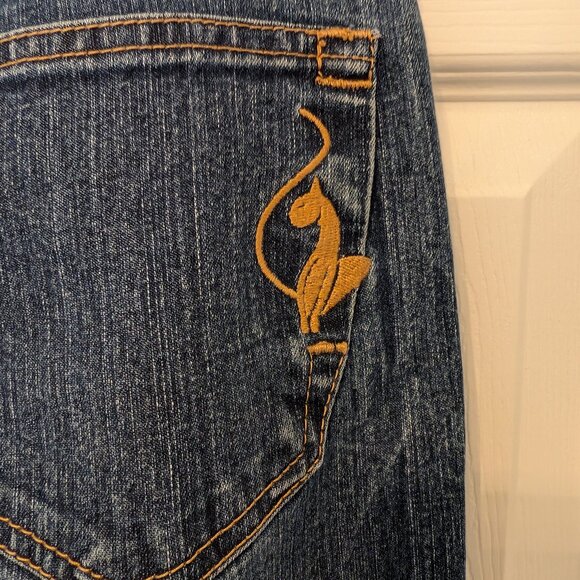 Women's Washed-Look Whiskered Jeans Size 5 by phat fashions - Picture 6 of 8